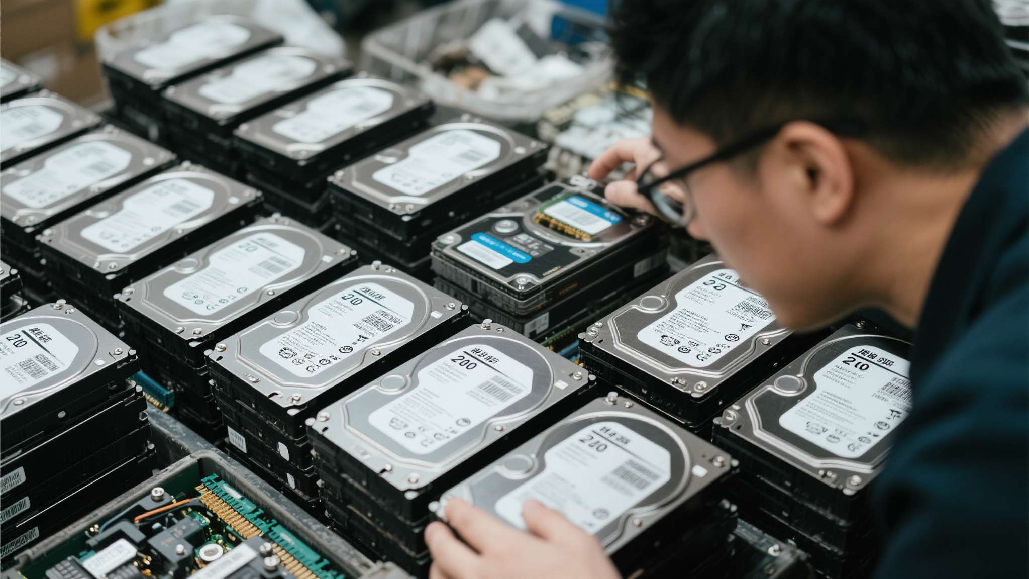 案例一：&nbsp;某数码博主曾以200元收购一批"报废"工作站硬盘，经过检测发现其中多块