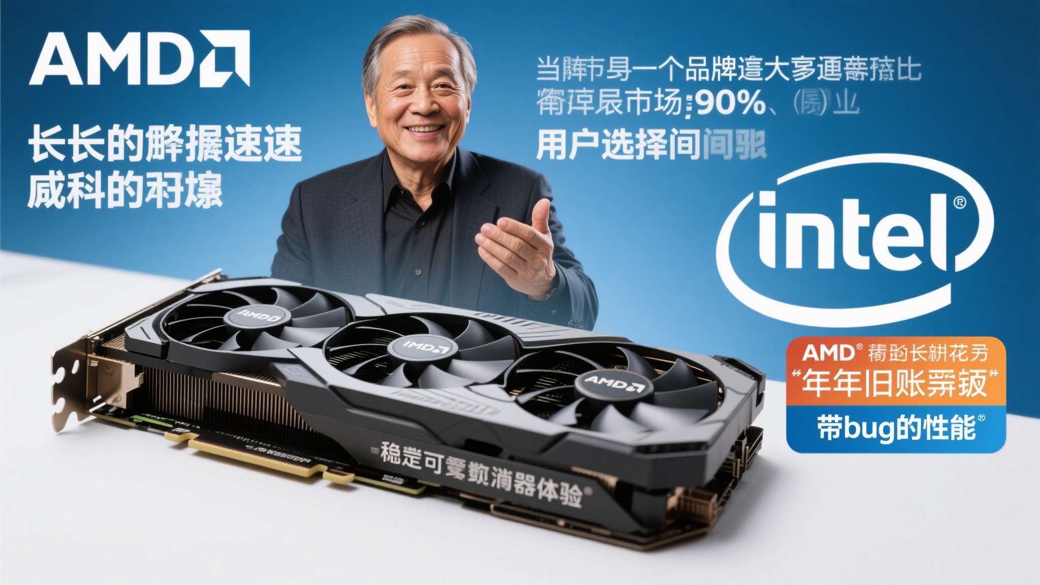当一个品牌长期占据独立显卡市场超过80%的份额，用户的选择空间本就有限。AMD和